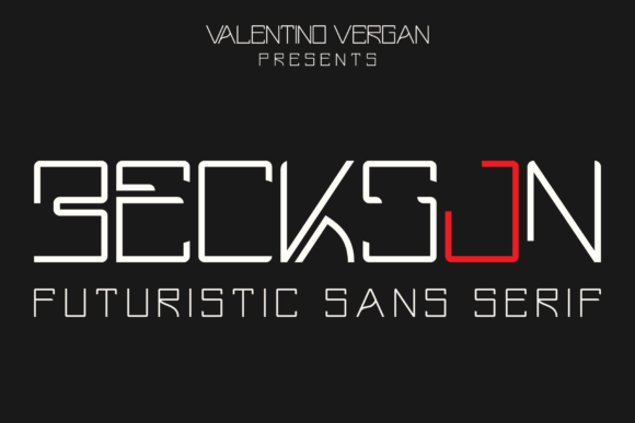 Beckson Font Review: A Futuristic Display Typeface with Bold Character