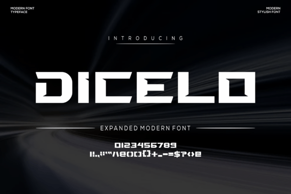 Dicelo: A Bold Display Font for Modern Marketing