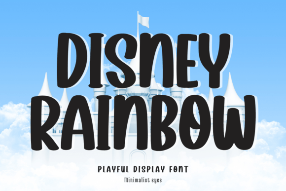 Disney Rainbow: A Bold Display Font for Campaign Design
