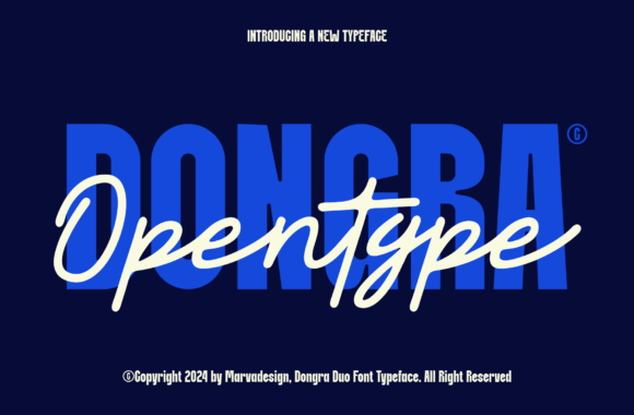 Dongra: A Display Font Built for Impact