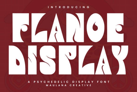 Flanoe: A Groovy Display Font for Bold Web Design and Digital Branding