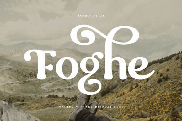 Foghe: A Vintage Display Font That Brings Character to Branding Projects