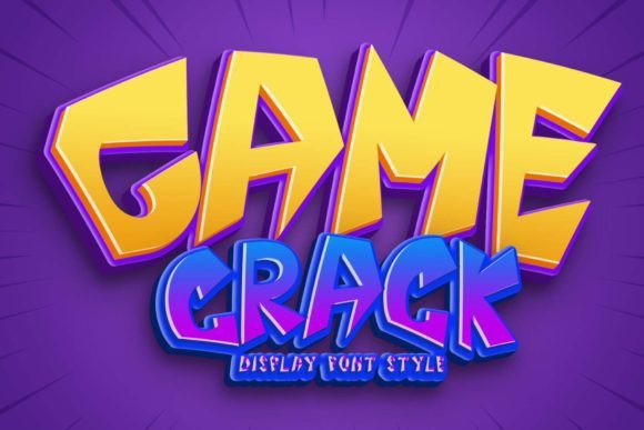 Game Crack: A Display Font Built for Marketing Impact