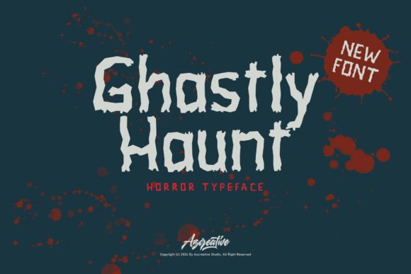Ghastly Haunt: A Display Font That Brings Eerie Branding to Life
