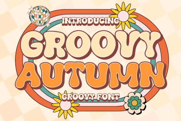Groovy Autumn: A Retro Display Font for Authentic Branding