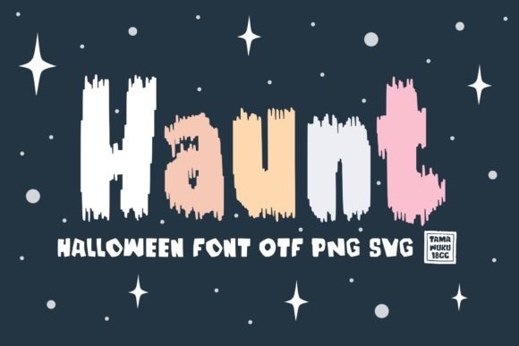 Haunt Font: Runny, Disgusting Display Typeface for Halloween