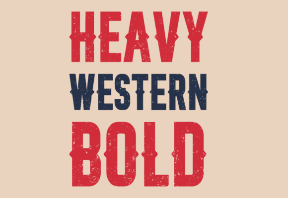 Heavy Western Bold: A Display Font That Brings Grit and Character to Branding