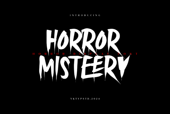 Horror Misteery Font: A Designer’s Take on Eerie Brand Identity