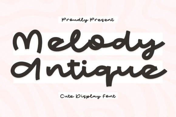 Melody Antique: A Charming Display Font for Your Brand