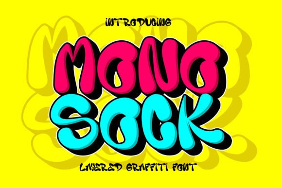 Monosock: A Graffiti-Inspired Font for Small Business Branding