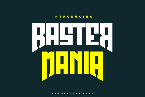 Raster Mania: A Bold Display Font for Scroll-Stopping Campaigns