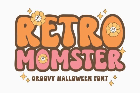 Retro Momster: A Playful Display Font for Handmade Creators