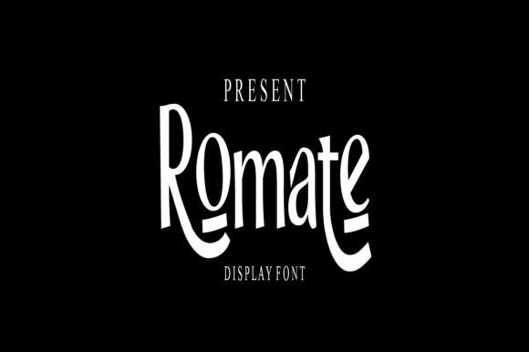 Romate: A Display Font That Demands Attention