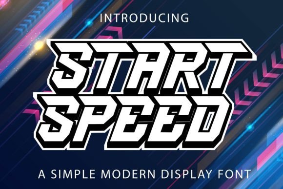 Start Speed Font: A Display Typeface for Speed-Focused Web Design