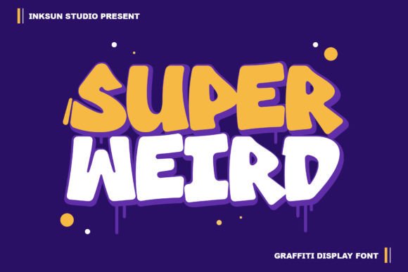Super Weird: A Display Font That Brings Urban Edge to Editorial Design