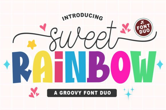 Sweet Rainbow Duo: A Handwritten Font Built for Scroll-Stopping Campaigns