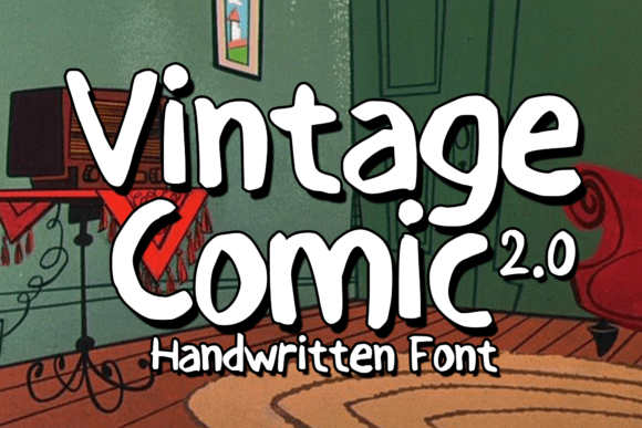 Vintage Comic 2.0: A Display Font with Character for Editorial Projects