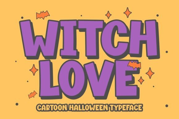 Witch Love: A Whimsical Display Font for Creative Brands